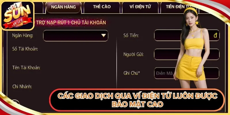 Các giao dịch qua ví điện tử trực tuyến luôn được bảo mật cao