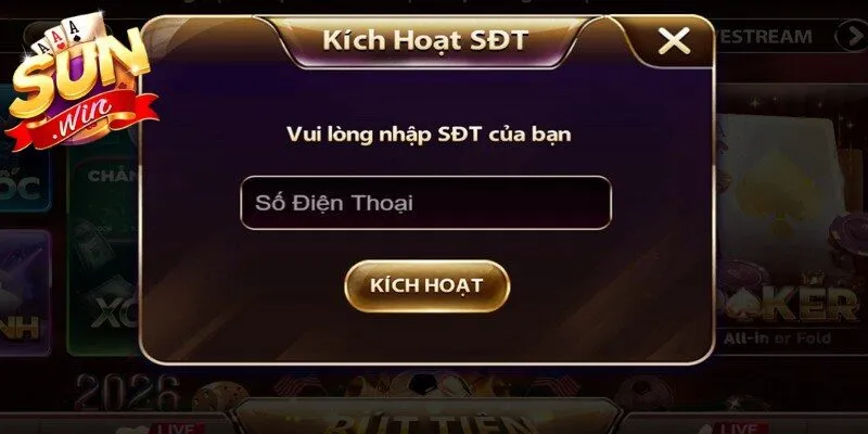 Sử dụng số điện thoại chính chủ để xác minh tài khoản game