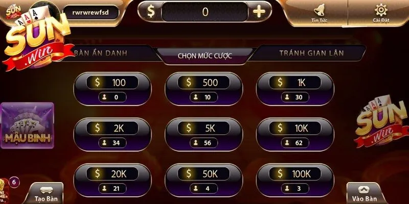 Mậu binh là tựa game có sức hút bền bỉ nhất cho cược thủ